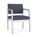 Lesro Denim (Blue)Guest Chair, 22.5W24.5L32H, VinylSeat, Lenox SteelSeries LS1101
